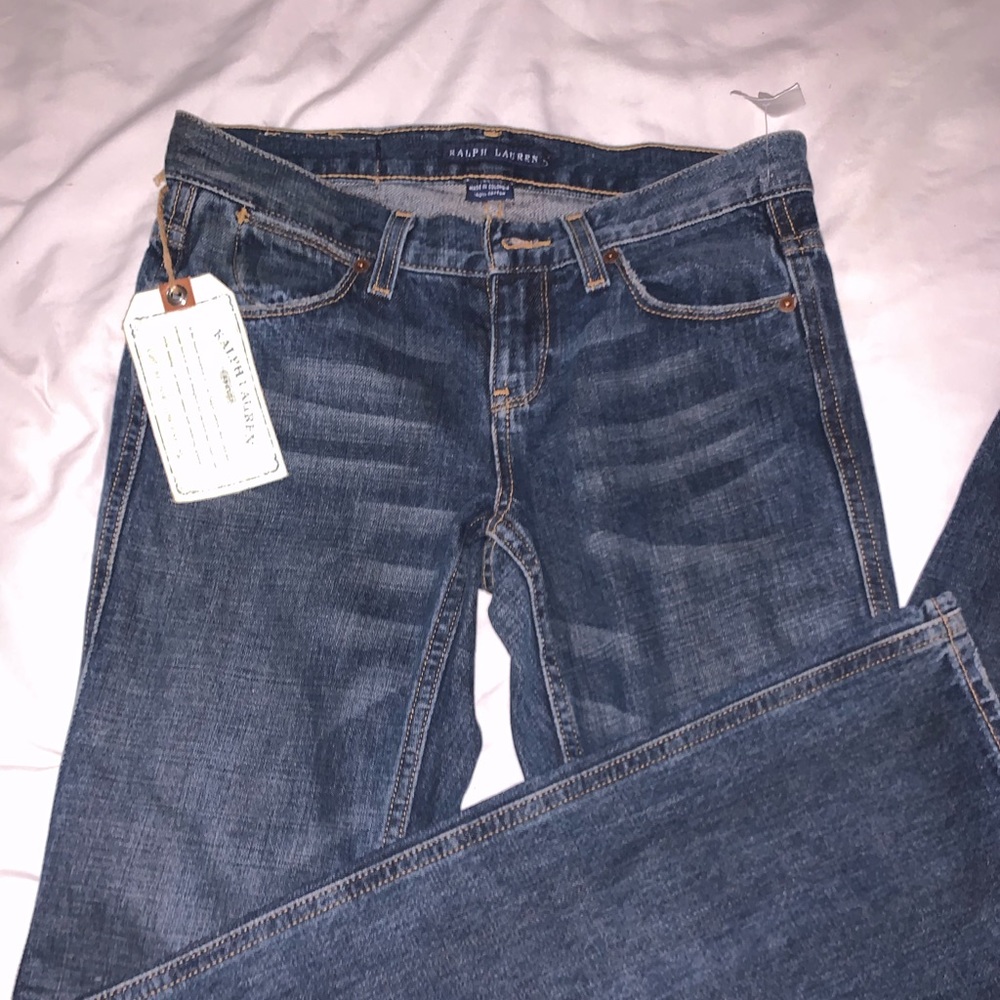 Ralph Lauren low rise dungarees